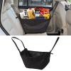 ECOSHIRE Car Seat Organizer - Large Capacity Passenger Seat Storage Travel Bag, Portable, Foldable and Collapsible Miscellaneous Car Hanging Bags, Reusable Shopping Tote with Drawstrings view 1