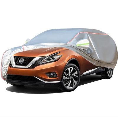 ACHETE Car Covers are Suitable for Nissan Murano Hybrid Platinum/SL,Water, Rain, Sun and Snow Resistant Oxford Fabric Car Cover,with Side Door Zip (Color : White, Size : SL)