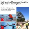 Window Cleaning Pole, Water Fed Telescopic Window Cleaning Brush, Extendable Cleaner Roof Cleaning Tools Window Cleaner Kit for Photovoltaic Panel, Trucks, Bus, Cars,3.6m view 3