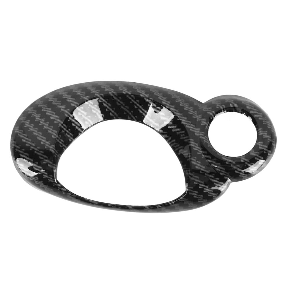 DOACT Carbon Fiber Ignition Switch Cover for R54 R56, Compact Car Interior Accessory, Start Button Trim