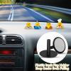CANIPHA 40pc Plastic Duck Display, Fixed Mount, Self-Adhesive, Gift for Car Lovers, Black view 4