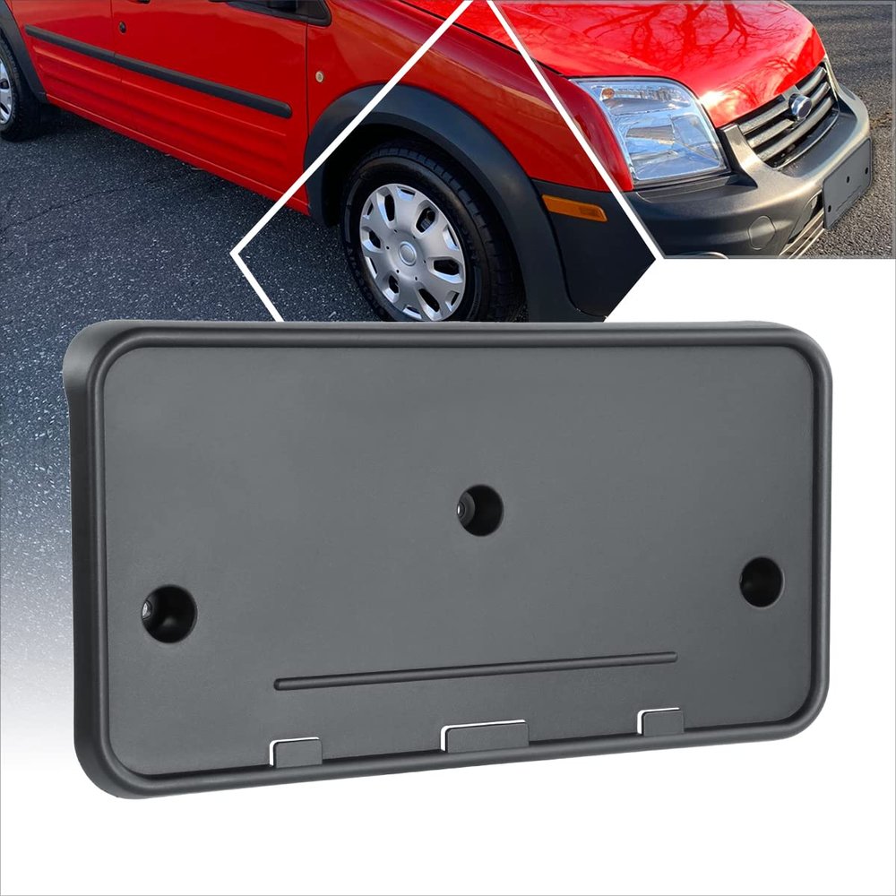 Front License Plate Bracket Holder Compatible with 10-13 Ford Transit Connect