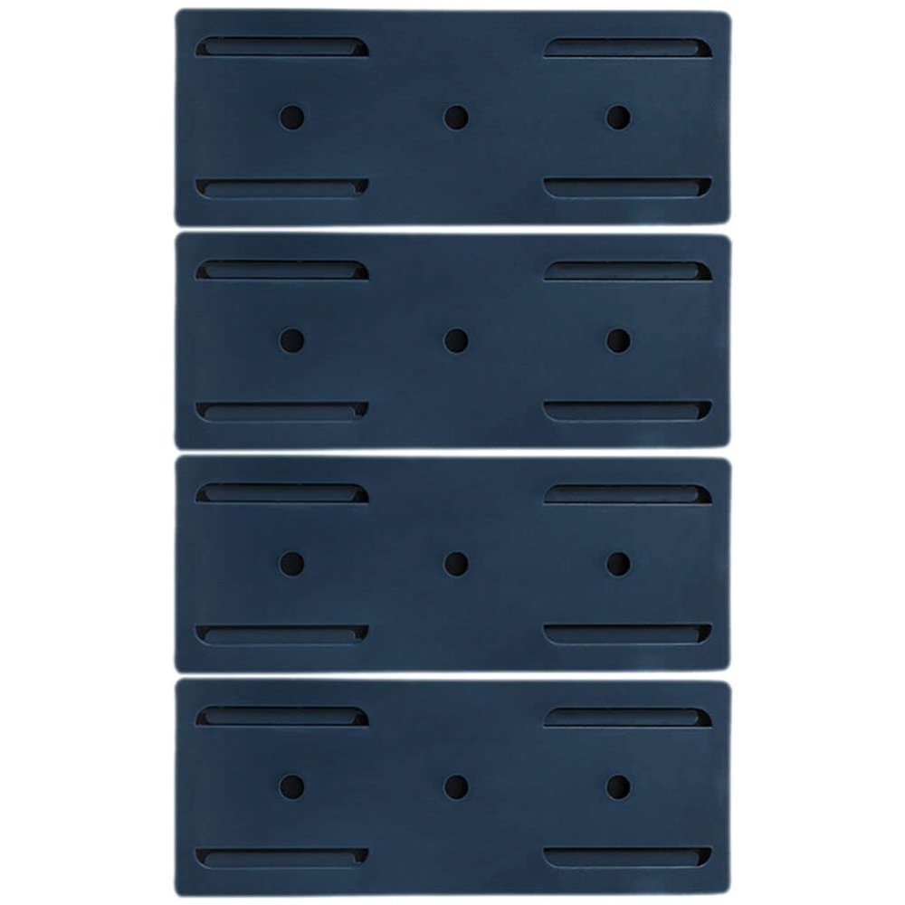 Angoily 4pcs Punch Socket Holders Wall-Mounted Organizers for Space-Saving Adhesive Socket Fixers for Routers and Controllers