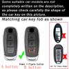 TECART Key Case Cover Fit for Nissan Ariya Pathfinder Kicks X-Trail Rogue 2023 TPU Key Fob Cover Keychain Key Shell Key Box Holder Accessories Protector 3 Button White B view 2