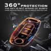 TECART Key Case Cover Fit for Nissan Ariya Pathfinder Kicks X-Trail Rogue 2023 TPU Key Fob Cover Keychain Key Shell Key Box Holder Accessories Protector 3 Button White B view 4