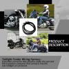 XTPTFABS Rear Fender Harness Rear Fender Harness 8-Position Connector and The 6-Position Connector that Connects into The Rear taillight Circuit Board Compatible with Harley-Davidson 96-13 view 2