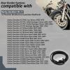 XTPTFABS Rear Fender Harness Rear Fender Harness 8-Position Connector and The 6-Position Connector that Connects into The Rear taillight Circuit Board Compatible with Harley-Davidson 96-13 view 4