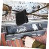 Homoyoyo 2pcs Cleaning Brush Desktop Brush Head Broom Accessories Tools Cleaning Duster Head Replacement Computer Brush Tool Wood view 3