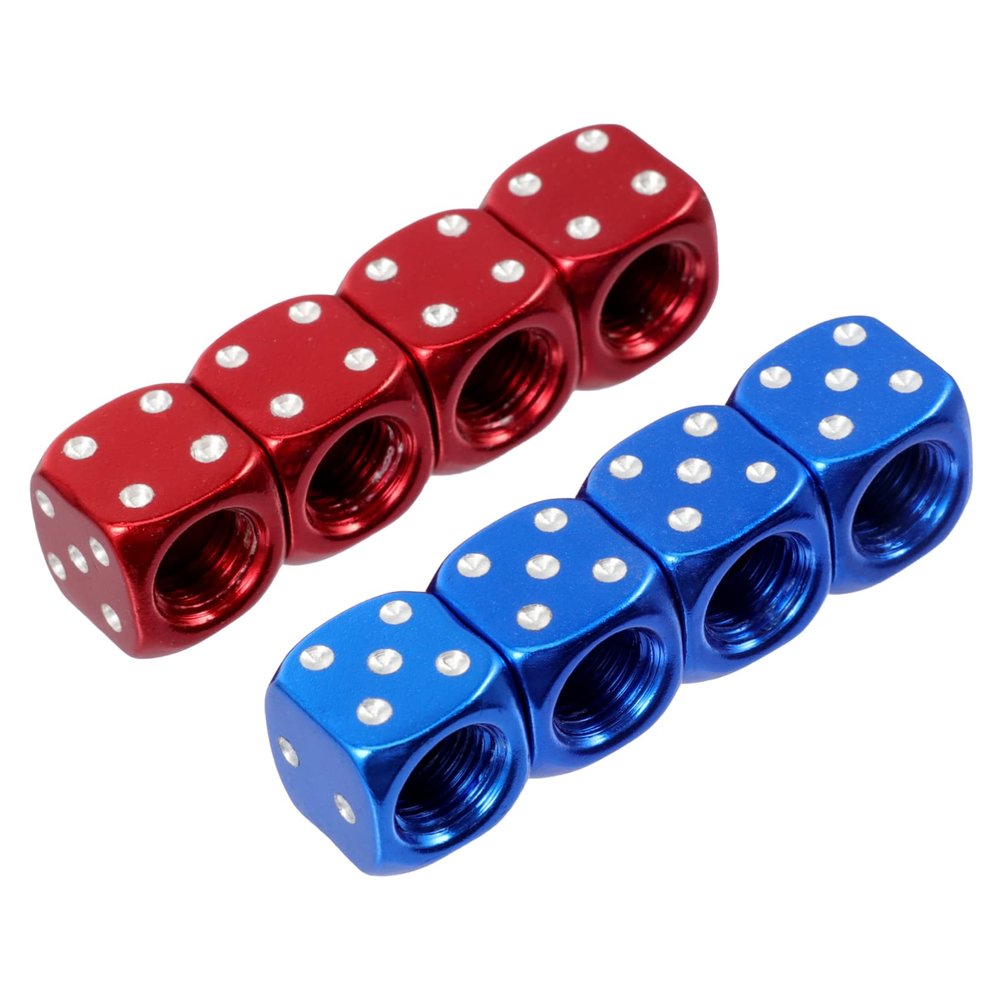 GRIRIW 8pcs Creative Aluminum Alloy Tire Valve Stem Caps Covers for Cars Suvs Bikes Light Chic Design Durable Protection Against Dust Water Enhances Tire Appearance
