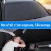 Fit for BMW 2 Series F45 5 Seats 2014-2021,Windshield Sun Shade,Foldable Car Sunshades for Windshield,Black Automotive Windshield Sunshades view 2