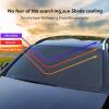 Fit for BMW 2 Series F45 5 Seats 2014-2021,Windshield Sun Shade,Foldable Car Sunshades for Windshield,Black Automotive Windshield Sunshades view 3