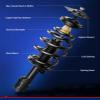 Front Struts Fit For Maxima 2004 2005 2006 2007 2008, Maxima Front Struts Quick Complete Suspension Shocks with Coil Spring Assemblies, 172241, 172240 Full set of 2 SAA059 view 2