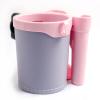 Bike Cup Holder Handlebar Cruiser with Cell Phone Holder Key Holder for Bicycle Motorcycle Scooter Boat Pink view 3