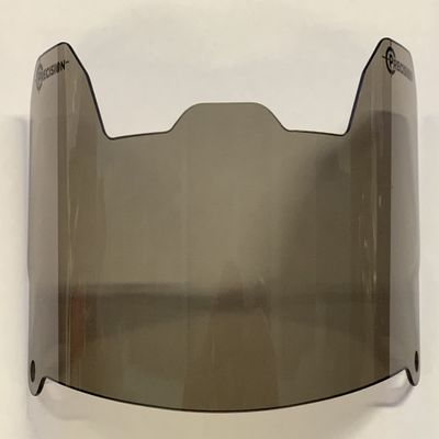 Precision Football Helmet Visor // Eye-Shield // Fits Major Brands, Youth & Adult Helmets // Eye Protection for Helmet and Facemask (Smoke Black)
