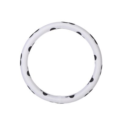 FUERU Car Steering Wheel Cover Set Universal Car Steering Wheel Cover Exquisite Ice Silk Ultra-Thin Fit Car Interior