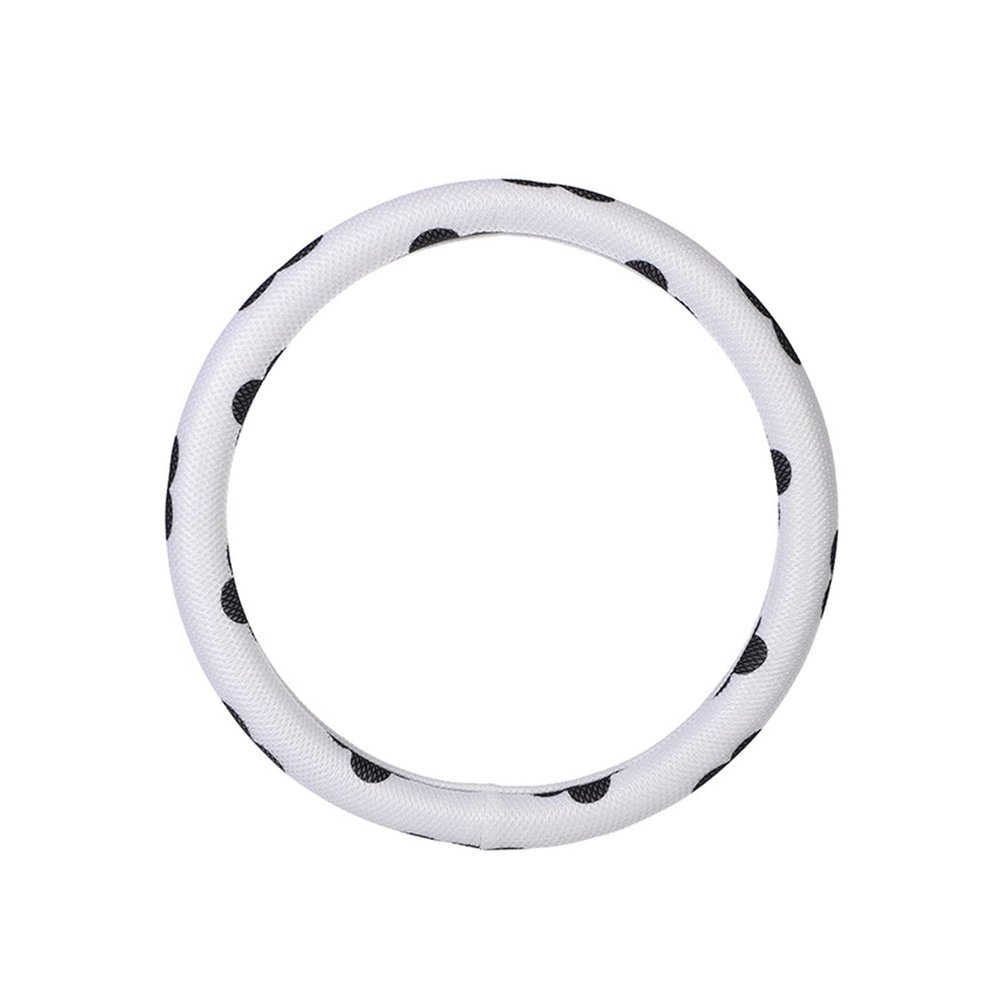 FUERU Car Steering Wheel Cover Set Universal Car Steering Wheel Cover Exquisite Ice Silk Ultra-Thin Fit Car Interior
