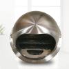 JUCCJUXIN Louvered Vent with Built-in Screen Mesh,Wall Vent Outlet Round Vent Cover 304 Stainless Steel,Steel Round Wall Air Vent,with Screen Mesh, Prevents Headwinds (Size : 50mm/1.97in) view 4