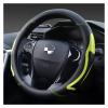 FUERU Car Steering Wheel Cover Set Universal Car Steering Wheel Cover Genuine Leather Waterproof Anti-Wrinkle Car Interior (Color : 5#) view 1