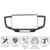 Qiosreui Navigation Panel Frame for Honda Pilot 2019-2022/ Ridgeline 2021-2023/ Passport 2019-2023, Air Outlet AC Vent Cover, Center Control Touch Screen Trim, ABS (Carbon Fiber Texture) view 2