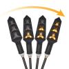 NaKeah Motorbike Turning Lamp for S-UZUKI RM 125 250 Motorcycle Turn Signal Lights LED Indicators Tail Flashers Lamp view 4