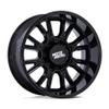 Moto Metal 18X9 8X6.5 5.04 1mm GLOSS BLACK - MO810BX18908001 view 2