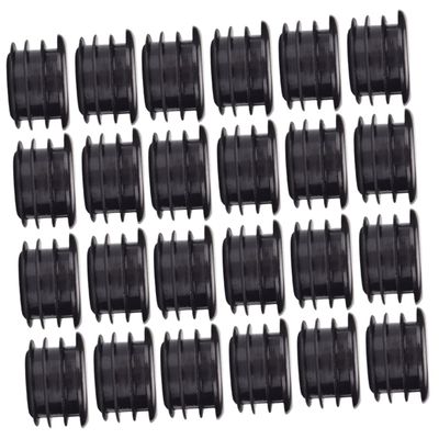 BESPORTBLE 20pcs Cycling Handlebar Plugs Caps for Easy Install Plastic Stoppers Protects Handlebar Ends Style Black