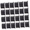 BESPORTBLE 20pcs Cycling Handlebar Plugs Caps for Easy Install Plastic Stoppers Protects Handlebar Ends Style Black view 1