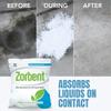 Zorbent Liquid Spill Cleanup 10 Quart Bag | 16X More Absorbent for Grease, Oil, Blood Reusable for Floor, Carpet, Pet Accident, or Biohazard Mess Fast Acting, Lightweight, Non-Toxic view 2
