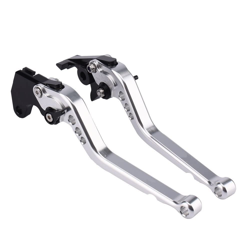 DEHIWI Brake Clutch for Yamaha YZFR125 YZF R125 2008-2013 Motorcycle Long Brake Clutch Levers Adjustable CNC Aluminum Short Clutch Brake Levers (Color : B7)