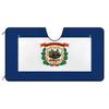 CafeTime West Virginia Flag Decor Car Front Windshield Sunshade American State Flag Vehicle Sunshade UV Ray Reflector Sun Protector Sun Shade Visor, Keep Vehicle Cool, 55" x 30" view 1