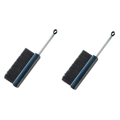 Healeved 2pcs Multipurpose Soft Bristle Cleaning Brush for Home Use Telescopic Dust Brush for Furniture Clothes and Car Interior Convenient Storage Design