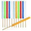 LALAFINA Detail Duster Sticks 12pcs Crevice Brush for Blind Vent Mini Cleaning Brush Wooden Handle view 1
