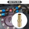 VekAuto Car Engine Hose Fitting Connect Reducer, 12mm-10mm Straight Shape Hose Fitting Splicer Universal for Fuel Air Water Gas Oil view 2