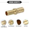 VekAuto Car Engine Hose Fitting Connect Reducer, 12mm-10mm Straight Shape Hose Fitting Splicer Universal for Fuel Air Water Gas Oil view 4