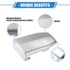 VekAuto Door Handle Cap Cover Compatible for Cadillac Escalade 2015-2018, Durable Plastic Silver Tone Front Door Trim Cover view 3