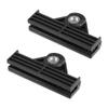 VekAuto 2 Pcs Window Door Glass Channel Retainer Clip, 2.76"x1.46"x0.47" Glass Regulator Holder Sash Clip Universal for Car Truck Van Durable Plastic Black view 1