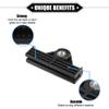 VekAuto 2 Pcs Window Door Glass Channel Retainer Clip, 2.76"x1.46"x0.47" Glass Regulator Holder Sash Clip Universal for Car Truck Van Durable Plastic Black view 3