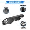 VekAuto Bumper Brackets Support Fender Cover Compatible for Ford Edge 2015 2016 2017 2018, Durable Plastic Black Front Left Side view 3