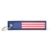 Great 1 United States of America National Flag Keychain Tag with Key Ring - Keys, Cars, Motorcycles, Gifts - EDC view 2
