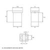 60 Amp J-Case Low Profile (Mini) Fuse 16mm for Pickup Trucks, Cars and SUVs (60A, 10 Pack) view 3