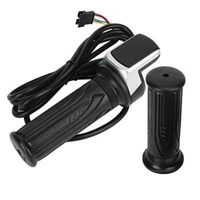 E Throttle 6 Cores, Electric Throttle Twist Grip with Lcd Display for Electric Scooter (48V)