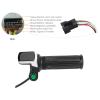 E Throttle 6 Cores, Electric Throttle Twist Grip with Lcd Display for Electric Scooter (48V) view 4