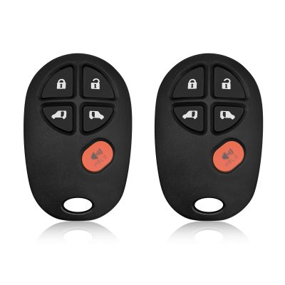 2 Keylessbest Replacement for 2017 2018 2019 2020 Toyota Sienna Key Fob Remote Control GQ43VT20T 5 Buttons 315MHz