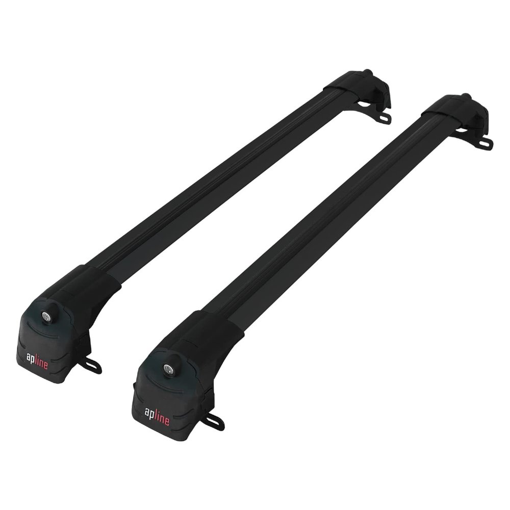 accessorypart Compatible with Chevrolet Tahoe 4 2015-2020 ACE-2 Model Car Roof Rack Cross Bar Black Aluminium 2 Bars