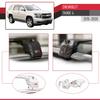 accessorypart Compatible with Chevrolet Tahoe 4 2015-2020 ACE-2 Model Car Roof Rack Cross Bar Black Aluminium 2 Bars view 4