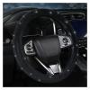 FUERU Car Steering Wheel Cover Set Universal Car Steering Wheel Cover with Drill Full Star Light Breathable Car Interior Gifts (Color : 4#) view 1