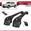 apline Compatible with Jeep Compass (MP552) 2017-2025 ACE-2 Type Car Roof Rack Cross Bar Black Aluminium Bars view 3