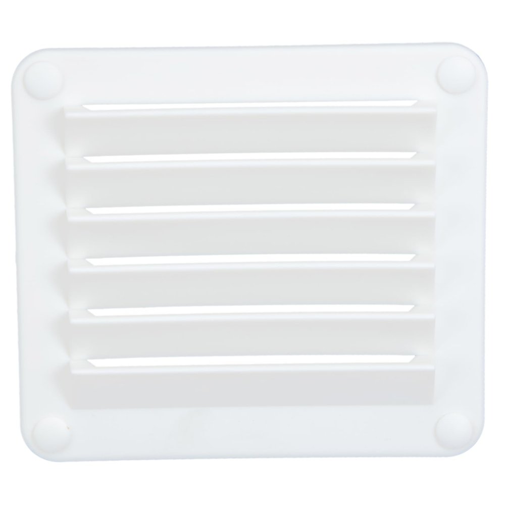 Kisangel Boat Air Vents Louvered Vents Marine Ventilation Panel 141x125x15mm Vent Cover White Vent Yacht Accessory