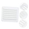 Kisangel Boat Air Vents Louvered Vents Marine Ventilation Panel 141x125x15mm Vent Cover White Vent Yacht Accessory view 4