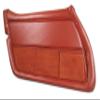 Leather Driver Side Door Panel W/Map Pocket - Saffron - For 1978 Corvette view 1